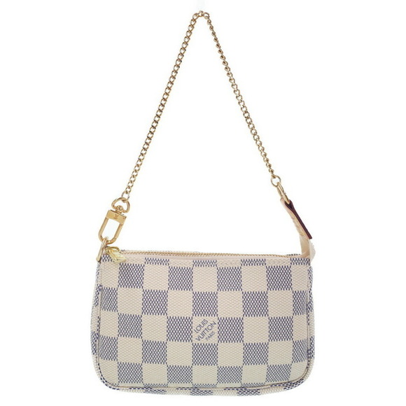 Louis Vuitton Damier White Accessoires Pochette Azur Pouch Accessory - Picture 1 of 8